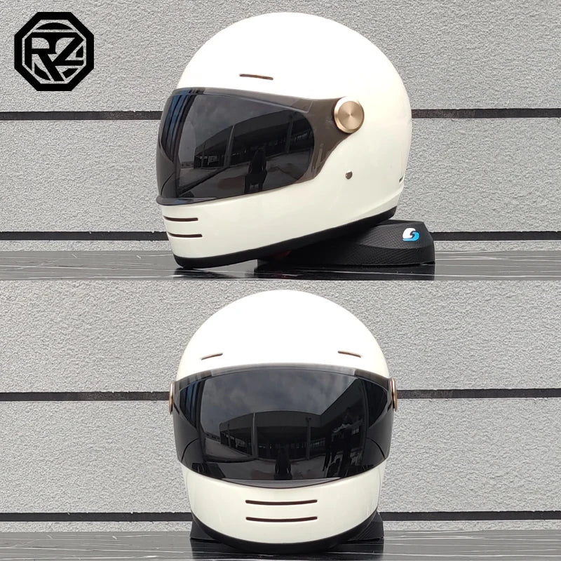 ORZ Motorcycle Helmet DOT Certification Retro Full Face Off Road Helmet Cascos Para Motos Capacete Casco Moto