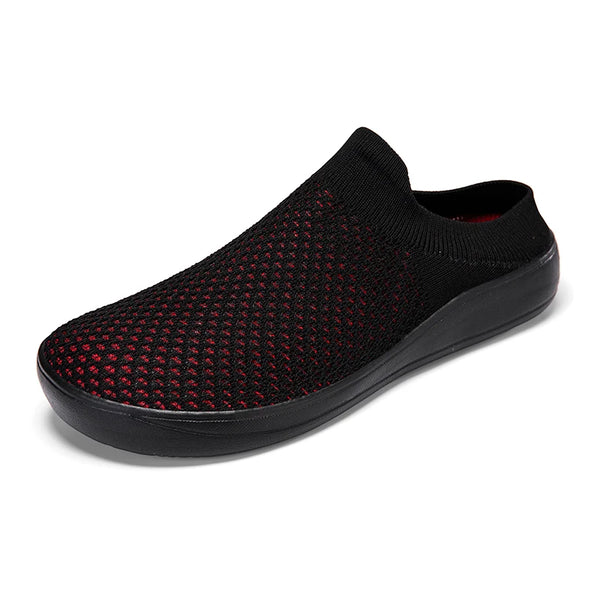 Summer Breathable Half Shoes Men Wide Foot Toes Shoes Hallux Valgus Diabetes Shoes Half Slippers Slip On Plus Big Size 47 48