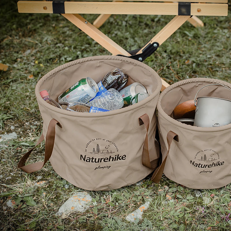 Naturehike Collapsible Waterproof Bucket Portable Outdoor Multifunctional Travel Folding Container Camping Hiking Storage Bag
