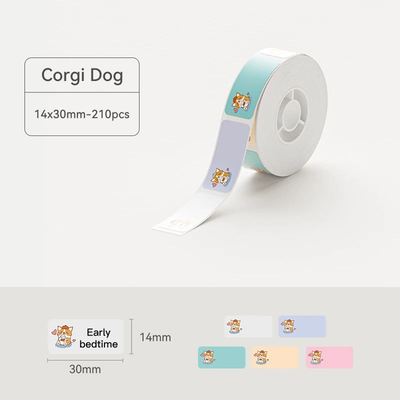 Niimbot Thermal Printer Labels 1 Roll of Self-adhesive Label Paper for D110 D11 D101 H1 H1S Bluetooth Label Maker