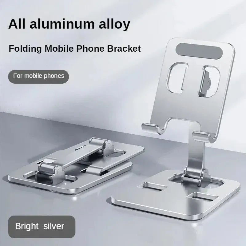 1pc Universal  Foldable Desk Phone Holder Mount Stand For iPhone,Mobile Phone Holder Tablet Desktop Metal Holder,Phone Holder