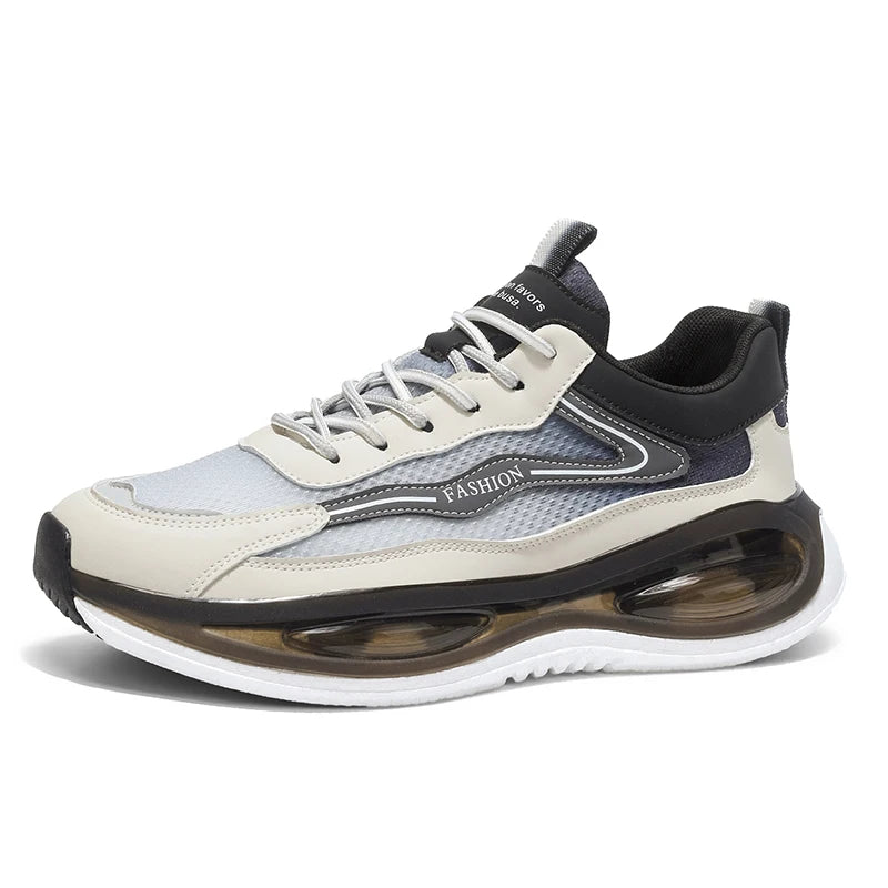 Men's Mesh Breathable Sneakers Summer New Shock-Absorbing Outdoor Racing Running Shoes Students Lightweight Speed Sports Shoes
