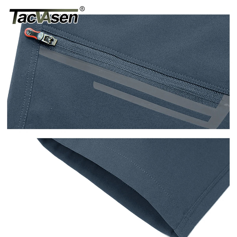 TACVASEN Men's Summer Outdoor Pants Quick Dry Lightweight Hiking Camping Pants Multi-Pockets Rip-stop Fishing Mountain Trousers