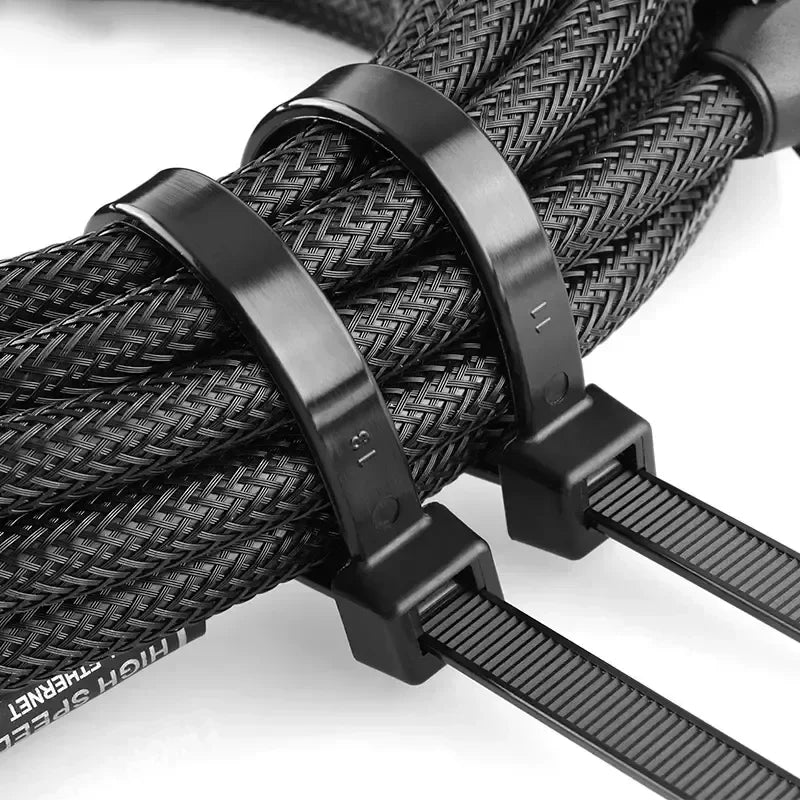 Self-locking Plastic Nylon Cable Tie 5200mm 5300mm Black Cable Fastening Ring 8*500mm Large Cable Zip Wrap Strap