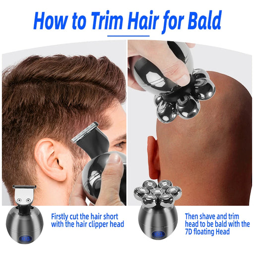 Rechargeable 5in1 Multi Grooming Kit Beard Hair Electric Shaver For Men Body Trimmer Facial Electric Razor Balde Shaving Machine