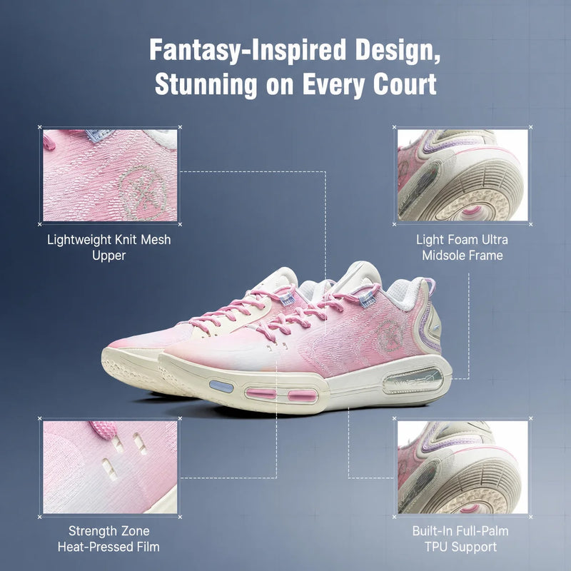 ស្បែកជើងបាល់បោះបុរស Li-Ning WADE SHADOW 7 លើទីលាន BOOM Cushion ពាក់បានស្រួល ធន់នឹងការរអិល ស្បែកជើងប៉ាតា LiNing ABPV011