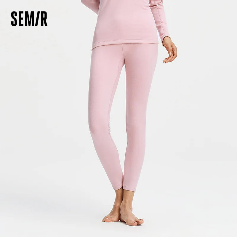 Semir Women Tshirt Brushed Fabric Crew Neck Long Sleeve Solid Color Everyday Style Urban Casual Style Soft Touch 2026 Spring