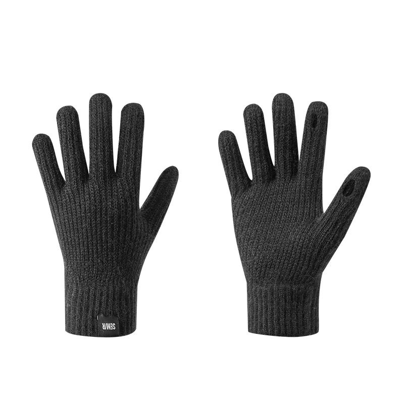 Semir TouchScreen Gloves Knit Men Winter 2025 Handwear Warm Soft Elastic Fleece Comfortable Cycling Casual Couple