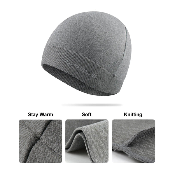 WRELS Thermal Winter Cycling Cap Small Hat Warm Motocycle Riding Hat Ear Protection Head Cover Windproof Ski Cap Outdoor