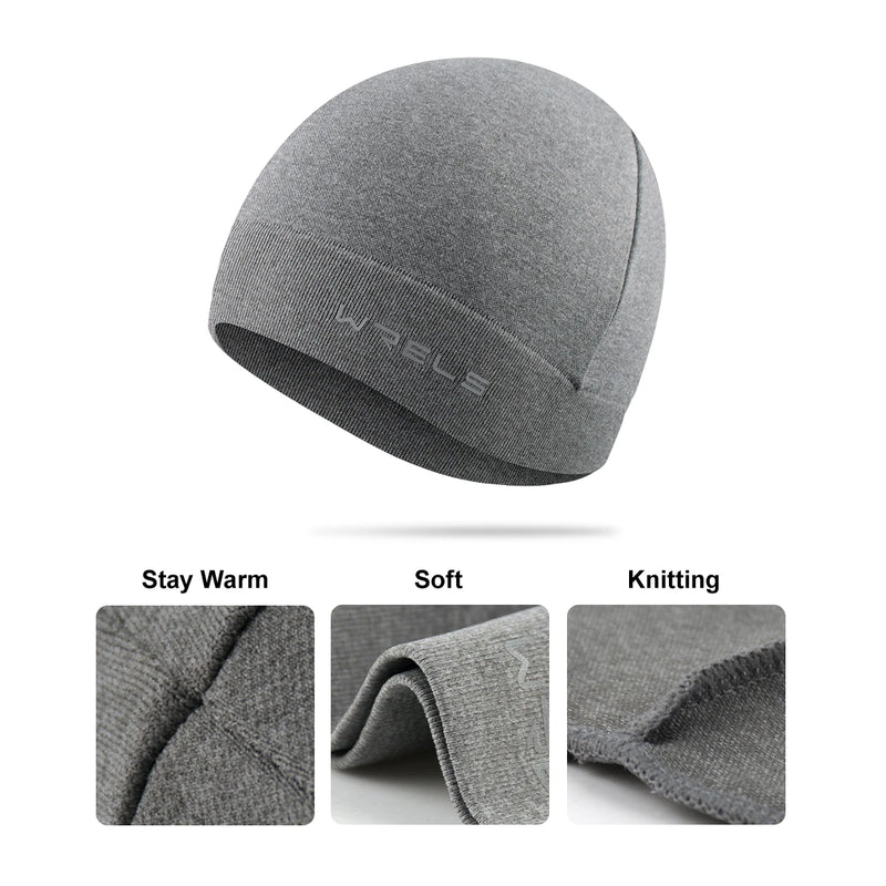 WRELS Thermal Winter Cycling Cap Small Hat Warm Motocycle Riding Hat Ear Protection Head Cover Windproof Ski Cap Outdoor