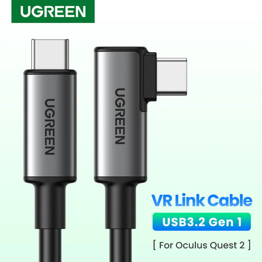 UGREEN USB C VR Link Cable for Quest 2 Headset USB C 3.2 Gen1 High Speed 5Gbps 5m Charging Cable 60W USB C to USB C VR Link Cord
