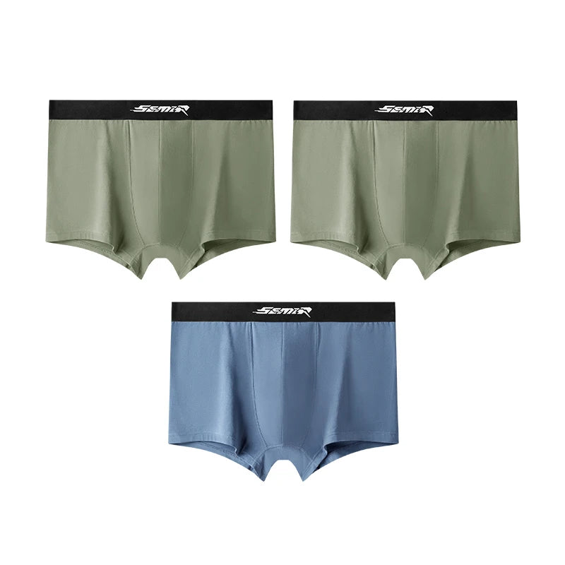 Semir Cotton Briefs Underwear Men 2025 Set 3Pieces Soft Comfortable Elastic Stretch Classic Daily