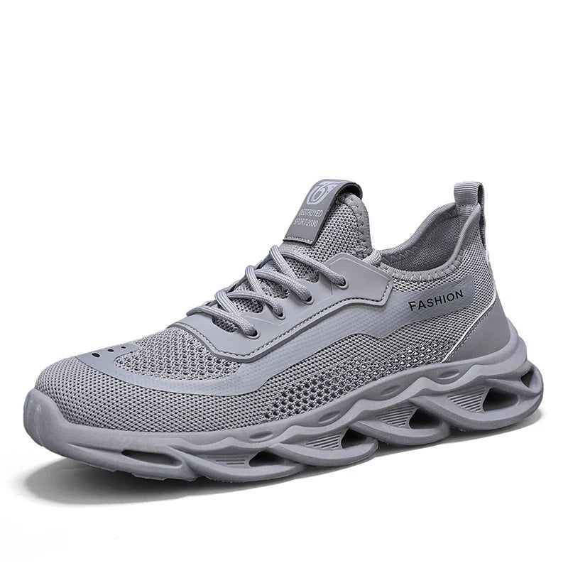 Mens Sports Shoes Summer New Mesh Breathe Low Cut Casual Sneakers Anti Slip Shock-absorbing Fashion Street Wear Walking Shoes