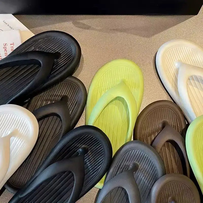 Summer EVA Flip-Flops for Women And Men Couple Beach Vacation Sandals Comfortable Outdoor Wear