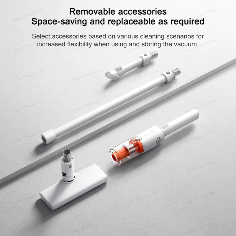 NEW MIJIA Wireless Lightweight Vacuum Cleaner,Wireless 22,000Pa,Washable Accessories,Type-C 40min Run,2 Modes, CN Version
