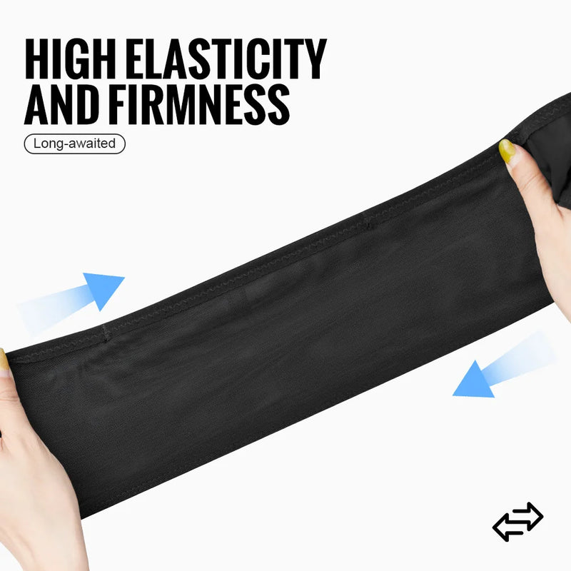 WRELS Waist Bag Ultra-Thin Waist Pack Waterproof Fanny Pack Close-Fitting Elastic Sports Bag Outdoor Invisible Running Waist Bag