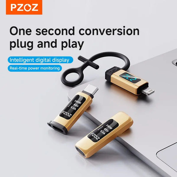 PZOZ Type C to Type C Lightning OTG Adapter Mobile Charger Transfer Video Type C For Thunderbolt 4/3 MacBook Pro/Air iPad USB-C