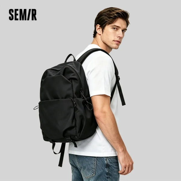 Semir Backpack Men Women Travel Lightweight 2024 New High School College Student Schoolbag Large Capacity Computer Backpack
