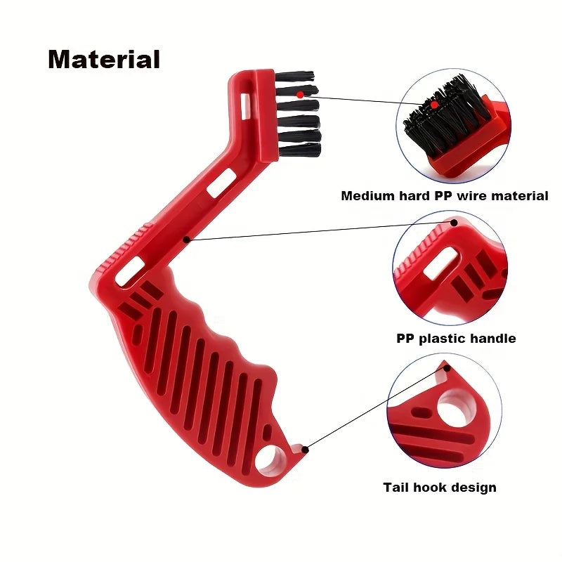 1pc Polishing Pad Cleaning Brush - Durable Nylon Bristles,Polishing Spur Tool Stain Cleaning Brush, for Polishing Pad Cleaning