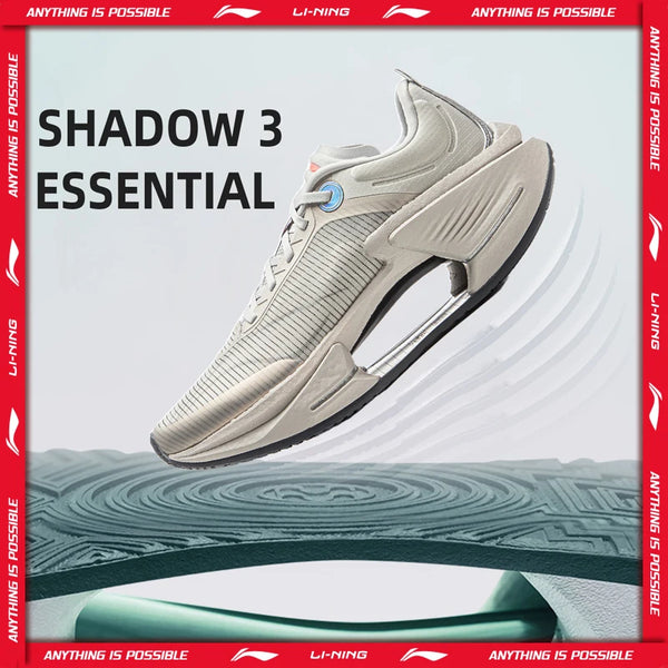 ស្បែកជើងរត់បុរស Li-Ning SHADOW 3 ESSENTIAL JIANG Light Cushion BOOM LiNing Wearable Sneakers ARRV003