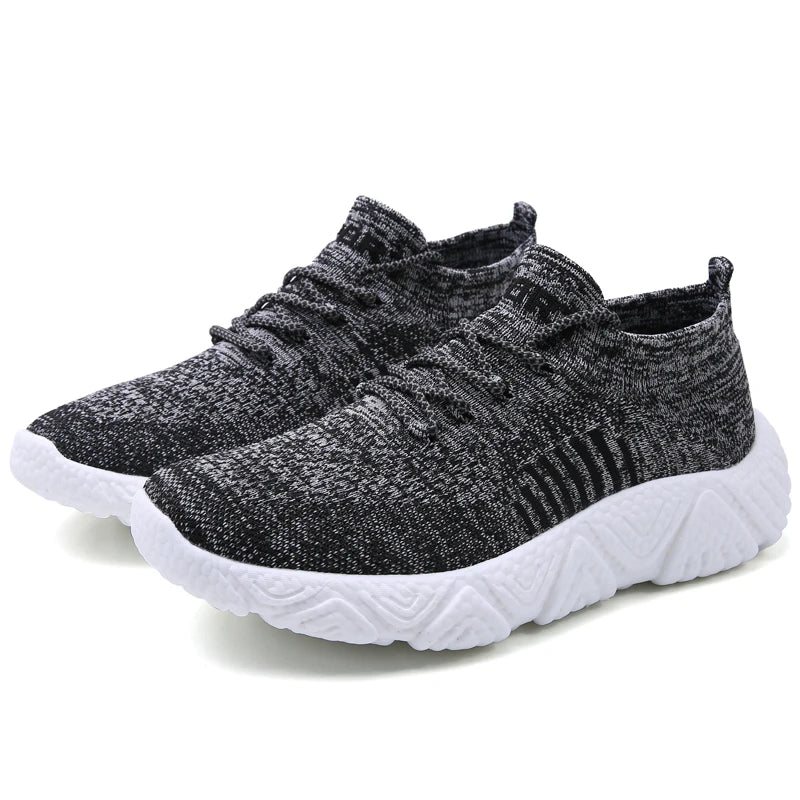 Unisex Sports Shoes Light Rebound Mesh Breathable Soft Sole Comfort Outdoor Running Fitness Shoes Fashion Versatile Tennis Shoes