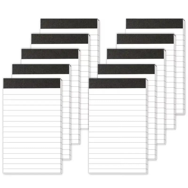5pcs 30-Sheet A7 Ruled Notebook – Pocket-Sized Notepad for Journaling, Notes, Meetings & School, Portable