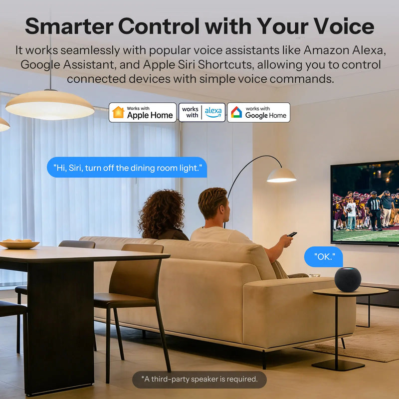 SONOFF Orb-MW2 Matter over WiFi 2-Gang Smart Wall Switch 16A Dual-Channel Total Load Detach Relay Mode Remote Control MINI-2GS-E