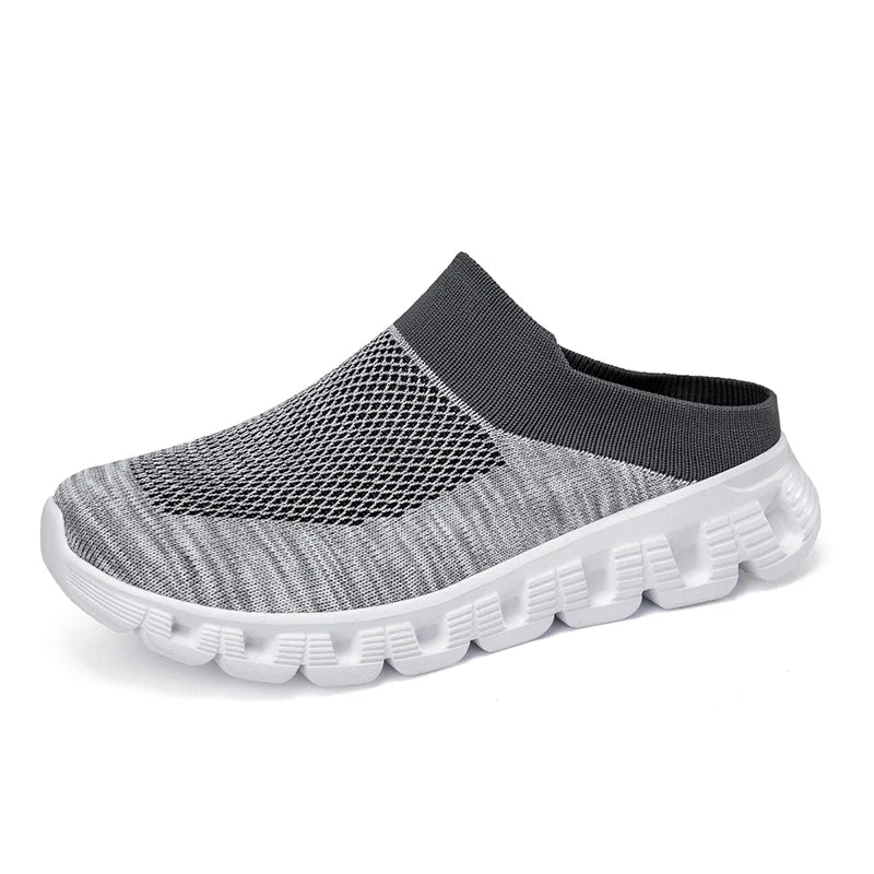 Couples Walking Shoes Big Size 2025 Lightweight Breathable Flat Sneakers Lightwieght Casual Trendy Summer Slippers for Men Women