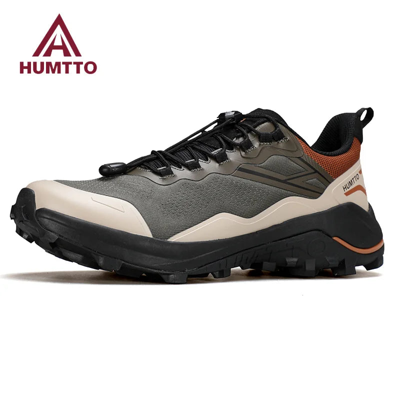 HUMTTO Hiking ShoesWinter Climbing Shoes for Men Outdoor High Quality Designer Walking Man Sneakers Non-slip Leather Mens Boots