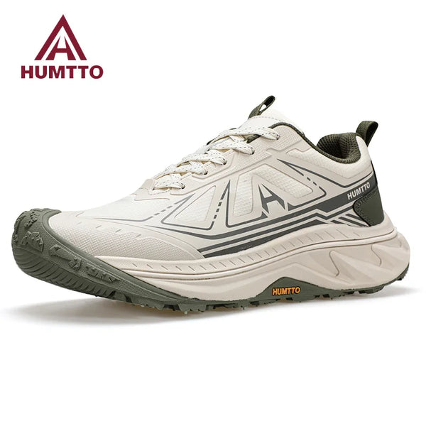 HUMTTO Trail Running Shoes Designer Sports Tenis Man Casual Sneaker for Men Breathable Lightweight Outdoor Black Men's Sneakers