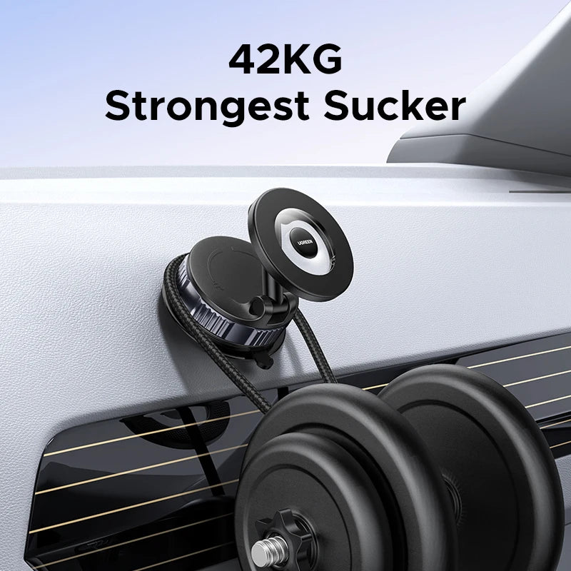 UGREEN Vacuum Magnetic Phone Holder 360°Rotation Phone Stand For Strong Magsafe iPhone 17 16 15 Pro Max Xiaomi Samsung S25 Ultra