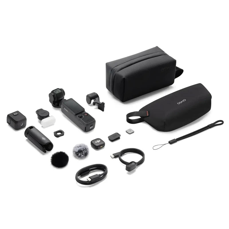 DJI Osmo Pocket 4 1" CMOS & 4K/240fps 3-Axis Stabilization & Rotatable 107GB Built-In Storage & 800MB/s Transfer