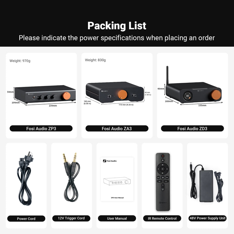 ឧបករណ៍បំពងសម្លេងជាមុន Fosi Audio ZP3 ជាមួយឧបករណ៍បំពងសម្លេងជាមុន HiFi XLR/RCA/SUB OUT 3-in/3-out ជាមួយនឹងការគ្រប់គ្រងសម្លេង HPF High Pass Filter