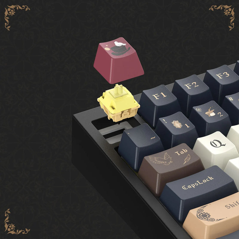 Akko 5075 V5 Mechanical Keyboard Lord of the Mysteries 75% Layout Hot-swappable ARGB 8K Tri-mode Wireless Gaming Keyboard Gasket
