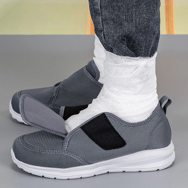 Lightweight Adjustable Diabetic Walking Shoes for Elderly Men and Women Orthopedic Foot Pain Relief Swollen Feet Comfort