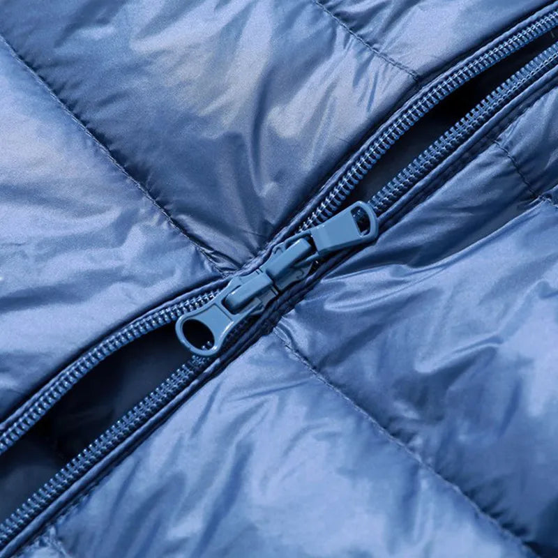 2026 New Waterproof Overcoat Women's Removable Cap Long-sleeved Parkas Winter Warm Jacket Female Red Blue Light/Thin Coats