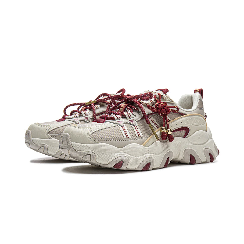 ស្បែកជើង Li-Ning សម្រាប់នារី X-CLAW LITE 3 ទម្ងន់ស្រាល ស្រួលពាក់ ទាន់សម័យ ស្បែកជើងប៉ាតា LiNing បុរាណ ធម្មតា AGCW004