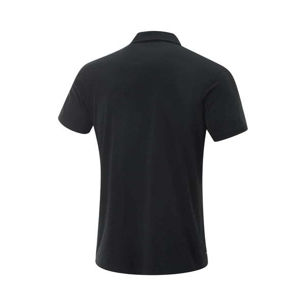 អាវប៉ូឡូហ្វឹកហាត់បុរស Li-Ning AT DRY ULTRA Polyester AT._UV-50+ អាវយឺតដៃខ្លី LiNing រាងធម្មតា មានខ្យល់ចេញចូលបាន APLV047