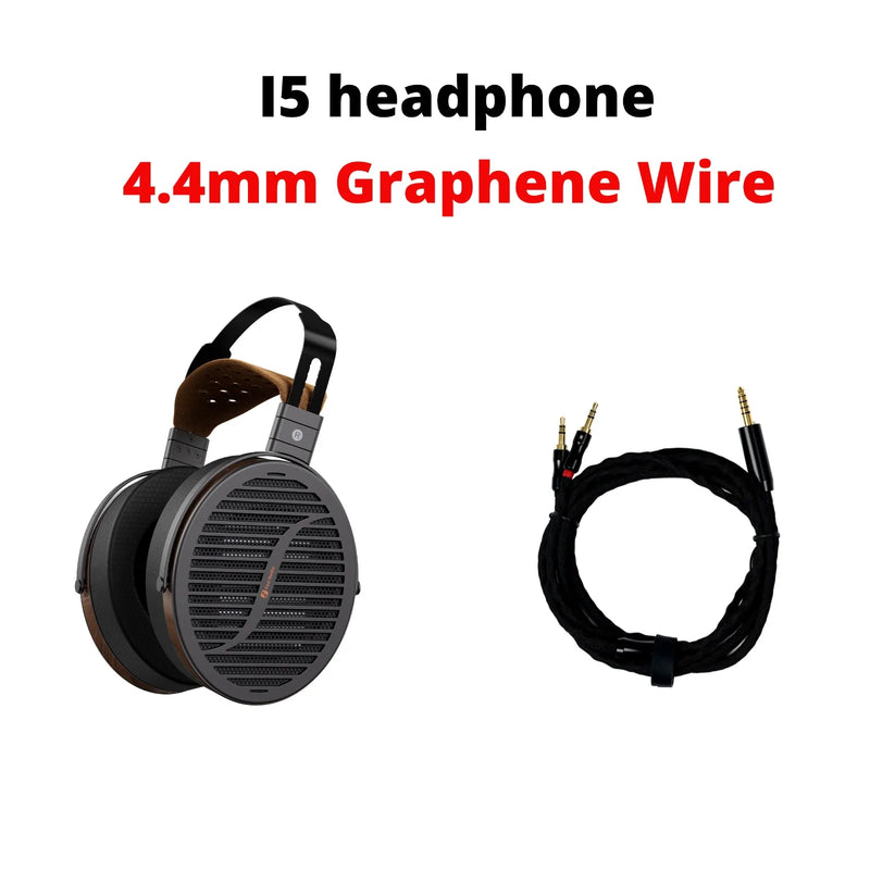 កាសស្តាប់ត្រចៀក Fosi Audio I5 Open-Back Planar Magnetic ជាមួយនឹង Diaphragm 97mm កាសស្តាប់ត្រចៀកមានខ្សែសម្រាប់ម៉ូនីទ័រ Hifi អាជីពសម្រាប់ស្ទូឌីយោ