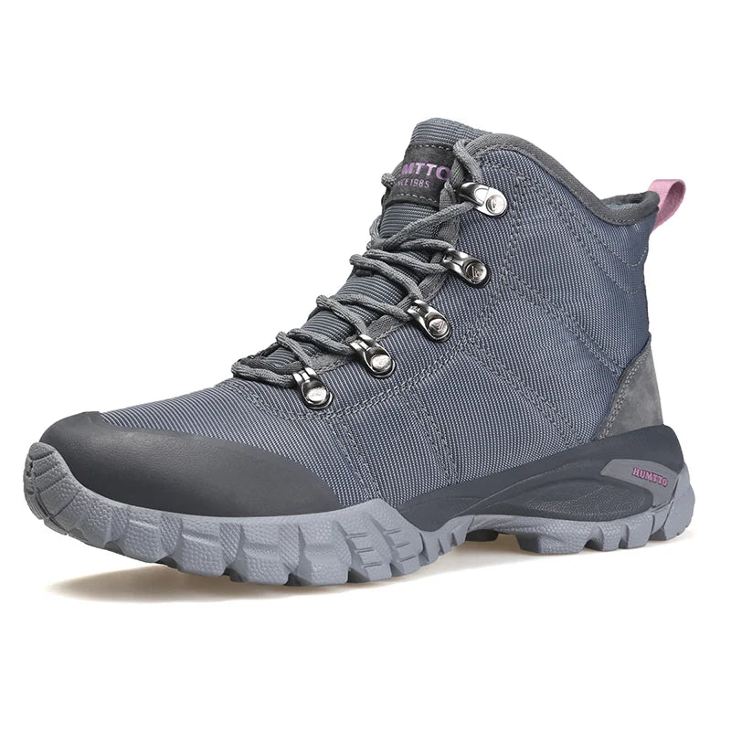 HUMTTO Waterproof Hiking Shoes Women Winter Sports Black Luxury Designer Outdoor Sneakers Woman Trekking Ankle Boots for Womens