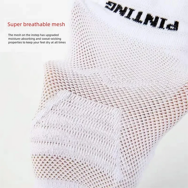WRELS 1/2/3 Pairs Cycling Socks Cushioned Low Cut Ankle Socks Men Women Moisture Wicking Breathable Running Casual Athletic Sock