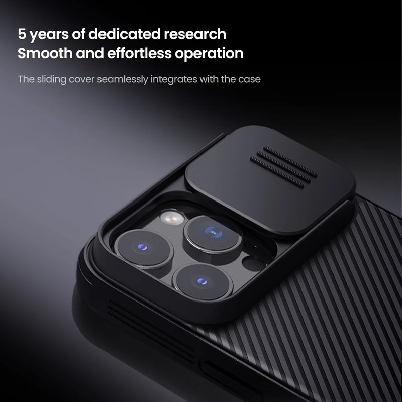 Nillkin For iPhone 16 Pro Max Magsafe Case CamShield Pro Slide Lens Protection Magnetic Back Cover For iPhone 16/ iPhone 16 Pro