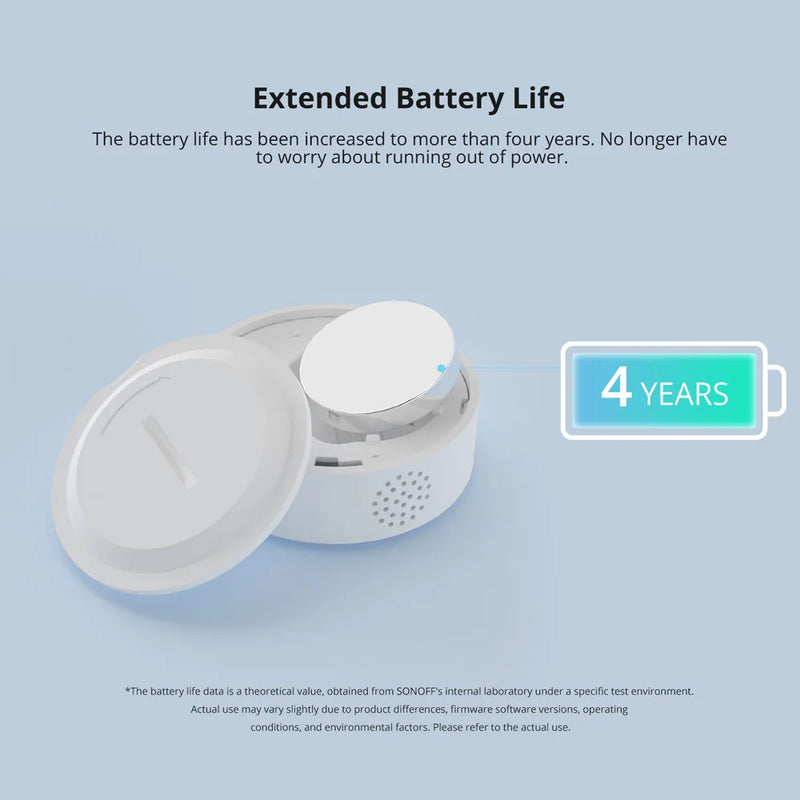 SONOFF SNZB-02P Zigbee Temperature Humidity Sensor High Accuracy Alert Smart Scene via eWeLink Work with Multiple Gateways