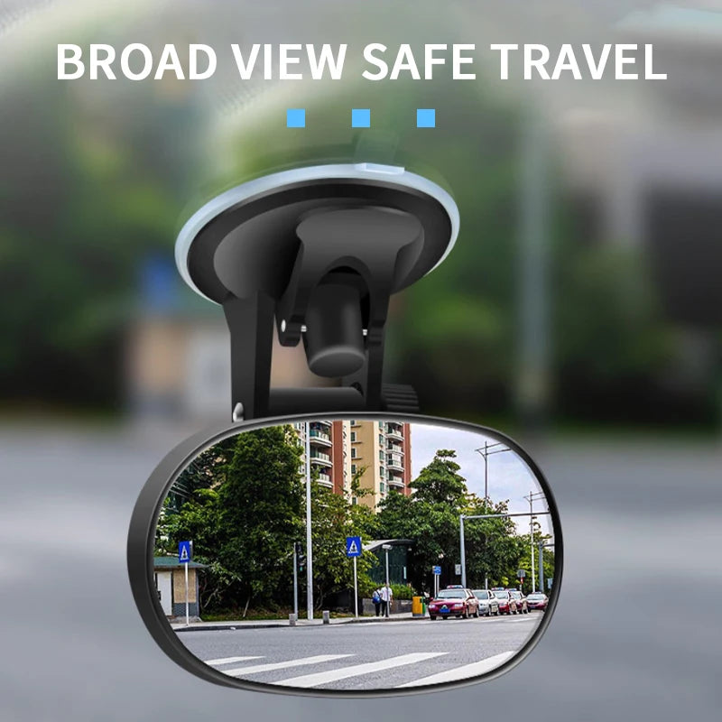 SEAMETAL Car Rearview Mirror Wide View Safety Mirrors for Windshield Infant Car Seats Clear Reflection 360 Degree Adjustable