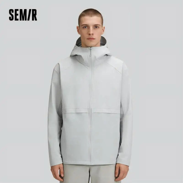 អាវក្រៅបុរស Semir UV 2026 មានមួក ត្រជាក់ មានអារម្មណ៍ស្រួល មានខ្យល់ចេញចូលបានល្អ កីឡាក្រៅផ្ទះ ម៉ូដធម្មតា ស្ទីលទន់ មានផាសុកភាព