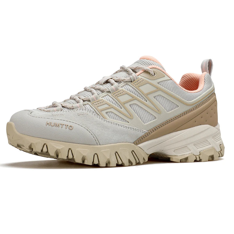 HUMTTO Leather Winter Hiking Boots for Women Outdoor Waterproof Woman Treeking Shoes Climbing Mountain Hunting Walking Sneakers