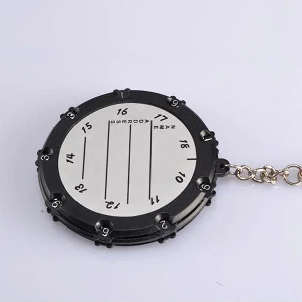 PGM 1pcs Golf Scorer D7.5cm Round 18 Hole Golf Supplies Accessories Gold Silvery Random Color JFQ001