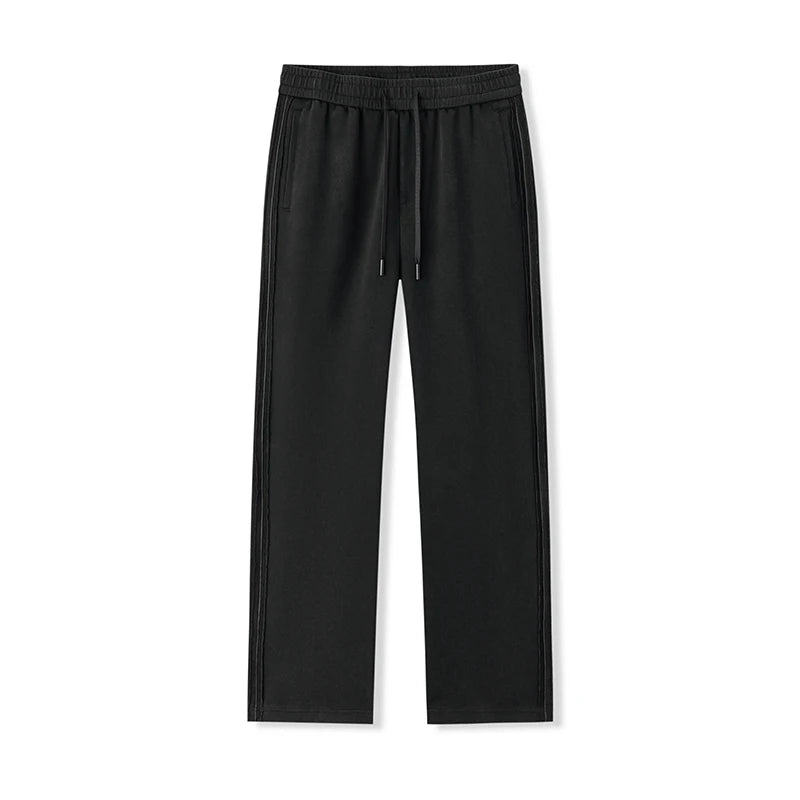 Semir Loose Fit Jogger Pants Retro Style Men 2025 Winter Straight Leg Sporty Casual Fashion Hem Raw Edge Comfortable Bottoms