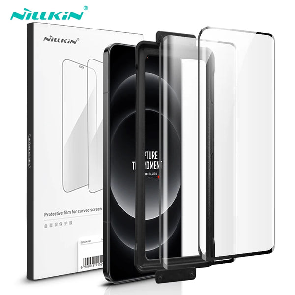 For Xiaomi 14 Ultra Soft Film Nillkin 2Pcs Impact Resistant Curved Film Screen Protector For Mi 14 Pro With Tool Curved Screen