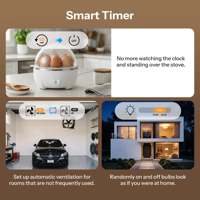 SONOFF S60TPG-M S60 Type G Matter Over WiFi Smart Power Meter Plug Real-Time Energy Monitor Overcharge Protection Timer Schedule